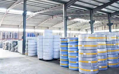 At what temperature does PVC start to degrade