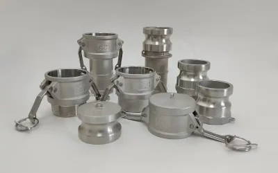 How many materials can a camlock be made from